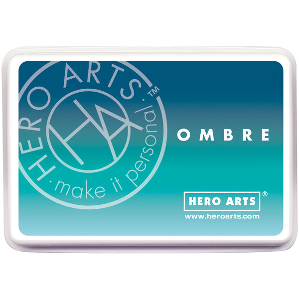 Hero Arts Ombre Ink Pad-Pool To Navy