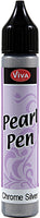 Viva Decor Pearl Pen 25ml-Silver Chrome