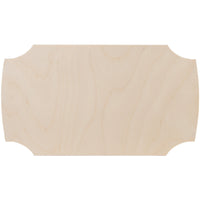 Baltic Birch Plaque-Contemporary 6.5"X11.25"