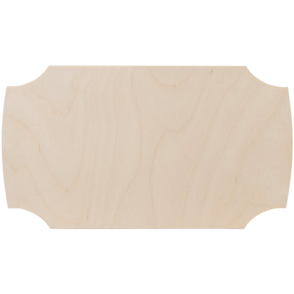 Baltic Birch Plaque-Contemporary 6.5"X11.25"