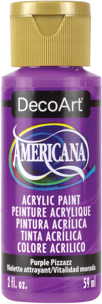 Americana Acrylic Paint 2oz-Purple Pizzazz - Opaque