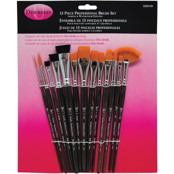 Donna Dewberry Professional Brush Set-13/Pkg
