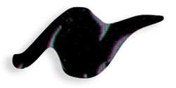 Scribbles 3D Fabric Paint 1oz-Shiny - Black