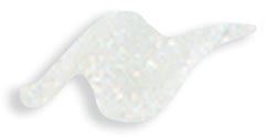 Scribbles 3D Fabric Paint 1oz-Glittering - Crystal