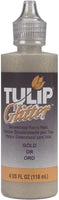 Tulip Dimensional Fabric Paint 4oz-Glitter - Gold