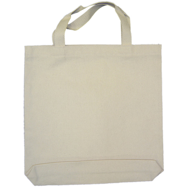 Medium Zipper Tote 13.5"X13.5"X2"-Natural