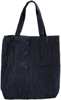 Medium Tote 13.5"X13.5"X2"-Indigo Denim