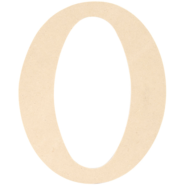 MDF Classic Font Wood Letters & Numbers 9.5"-O