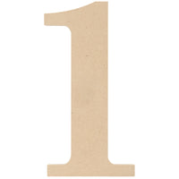 MDF Classic Font Wood Letters & Numbers 9.5"-1