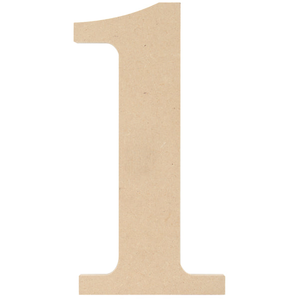 MDF Classic Font Wood Letters & Numbers 9.5"-1