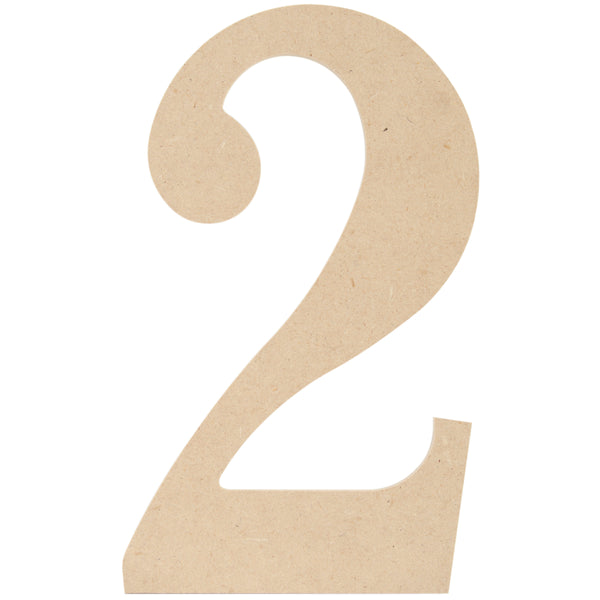 MDF Classic Font Wood Letters & Numbers 9.5"-2
