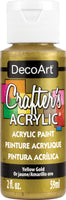 Crafter's Acrylic All-Purpose Paint 2oz-Yellow Gold