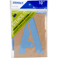Stencil-It Reusable Lettering Set-10"