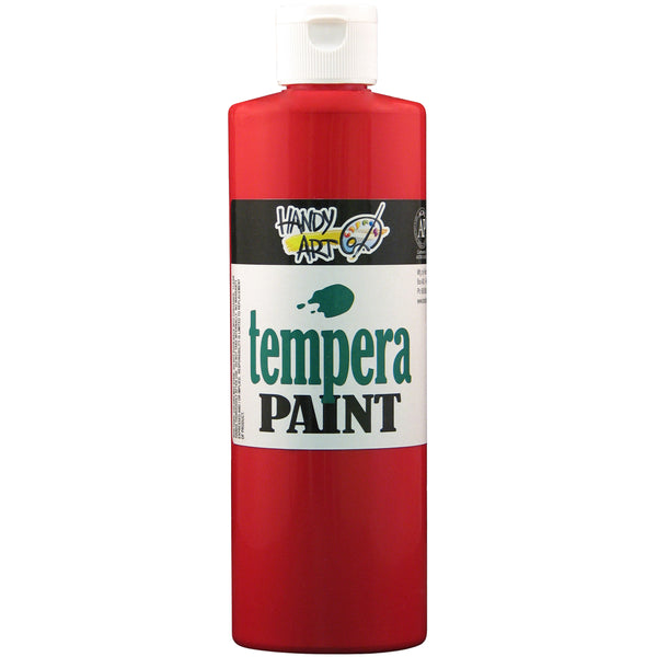 Handy Art Tempera Paint 16oz-Red