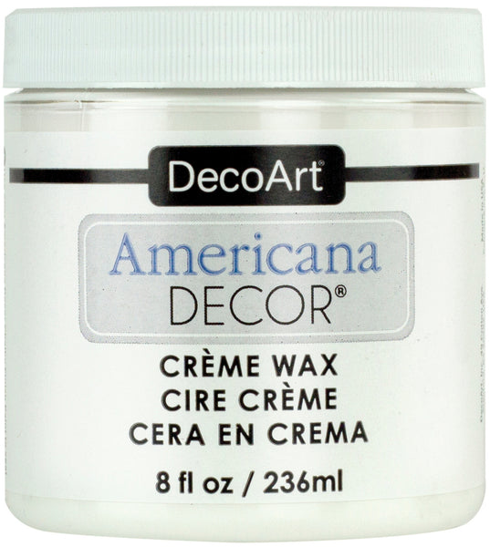 Americana Decor Creme Wax 8oz-Clear