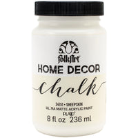 FolkArt Home Decor Chalk Paint 8oz-Sheep Skin
