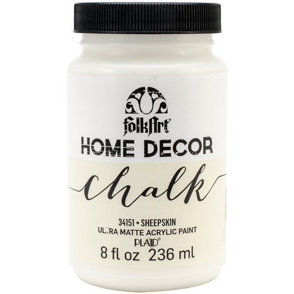 FolkArt Home Decor Chalk Paint 8oz-Sheep Skin