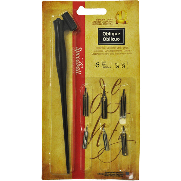 Speedball Oblique Pen Set-