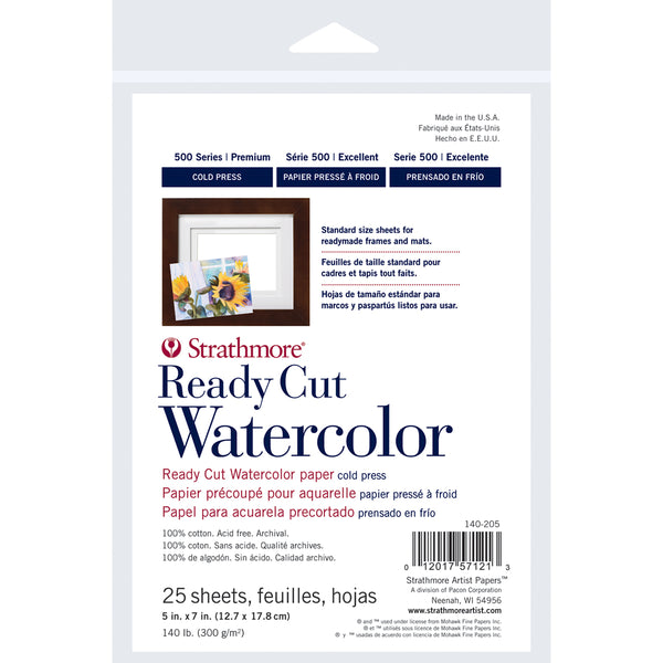 Strathmore Watercolor Paper Pack 8"X10"-10 Sheets