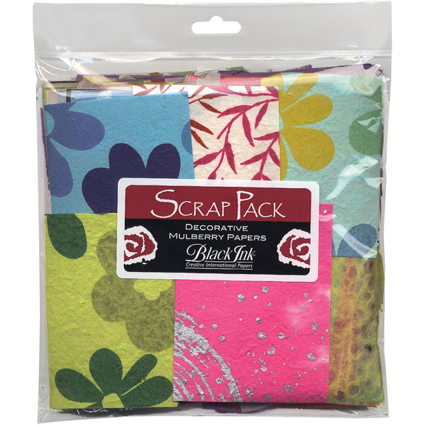 Mulberry Paper Scrap Pack By Black Ink Papers-Assorted