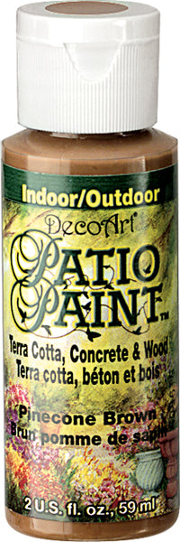 Patio Paint 2oz-Pinecone Brown