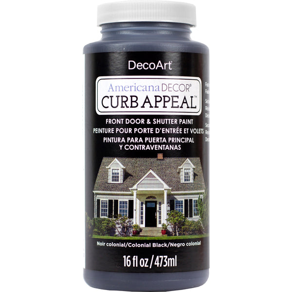 Americana Curb Appeal Paint 16oz-Colonial Black