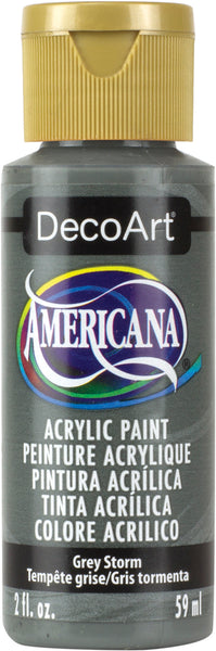 Americana Acrylic Paint 2oz-Grey Storm