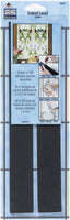 Gallery Glass Instant Lead Lines 12" 24/Pkg-Black .125" Thick