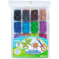 Perler Fused Double Bead Tray 8,000/Pkg-
