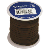 Deerskin Lace .125"X50' Spool-Chocolate