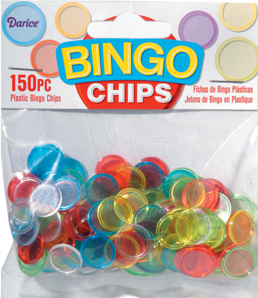 Plastic Bingo Chips 150/Pkg-