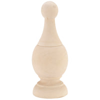 Wood Turning Shapes Bulk-Curtain Finial 4.25"