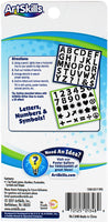 Reusable Letters, Numbers & Shapes Stencils 3" 60/Pkg-