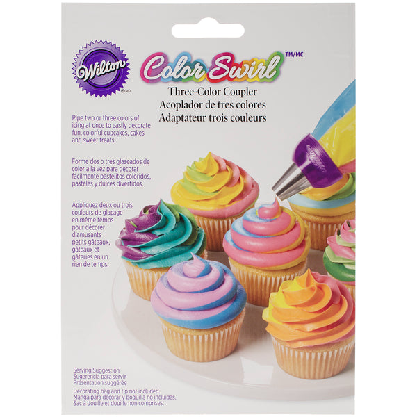 Color Swirl 3-Color Coupler-