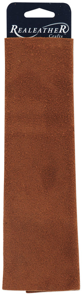 Suede Trim Piece 8.5"X11"-Medium Brown