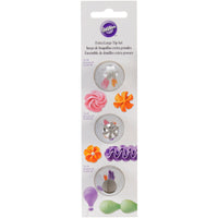 Decorating Tip Set 3/Pkg-XL - Star #1M, Flower #2D & Round #2A