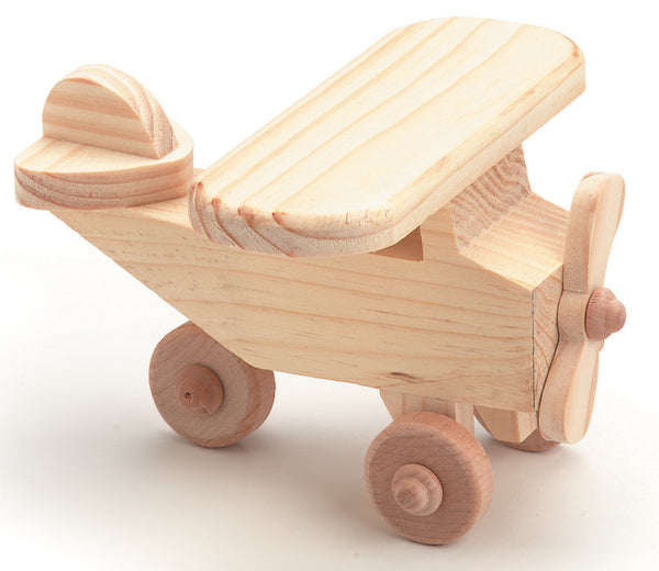 Wood Model Kit-Airplane 4.125"X2.375"