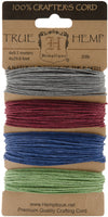 Hemp Cord 20lb 120'-Earthy Pastel