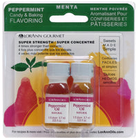 Candy & Baking Flavoring .125oz 2/Pkg-Peppermint Oil