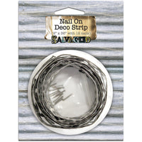 Nail On Metal Deco Strip 2"X36" W/12 Nails-