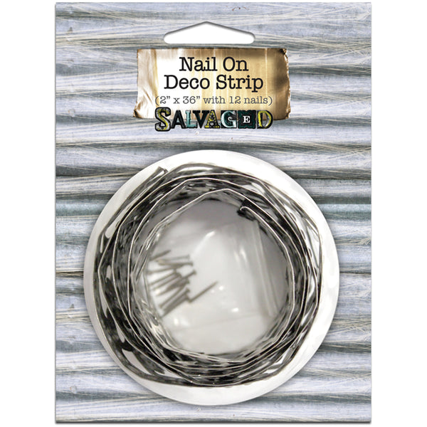 Nail On Metal Deco Strip 2"X36" W/12 Nails-