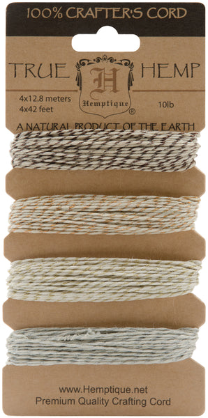 Hemp Metallic Cord 10lb-Vintage 168'