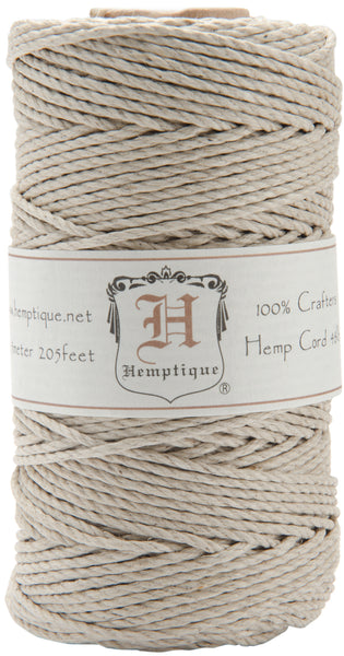 Hemp Cord Spool 48lb 205'-Natural