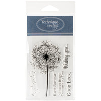 Technique Tuesday Clear Stamps 3"X4"-Dandelion