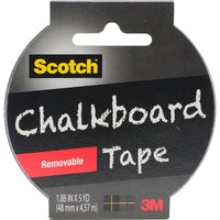 Scotch Chalkboard Tape 1.88"X5yd-Black