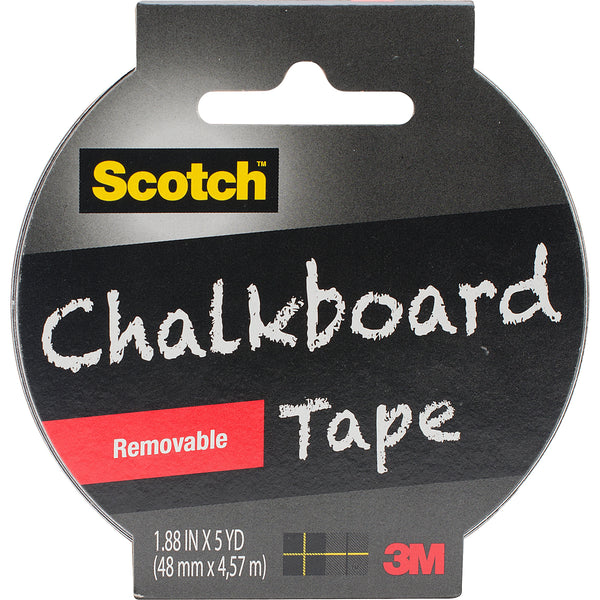 Scotch Chalkboard Tape 1.88"X5yd-Black