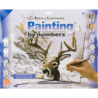 Junior Large Paint By Number Kit 15.25"X11.25"-Dancing Snow