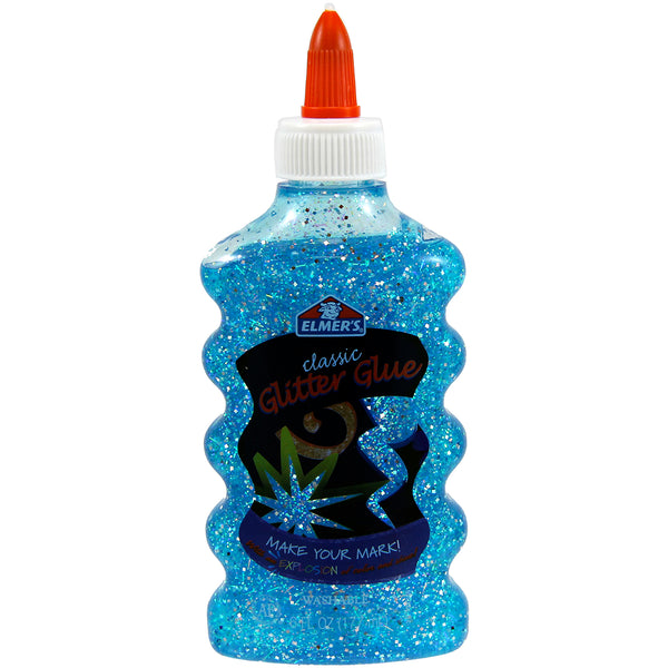 Elmer's Glitter Glue 6oz-Blue