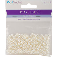 Pearl Beads Value Pack-5mm Ivory 265/Pkg