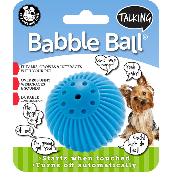 Small Talking Babble Ball-Blue